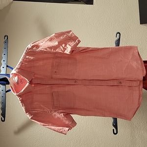 Izod Coral Button Up Shirt